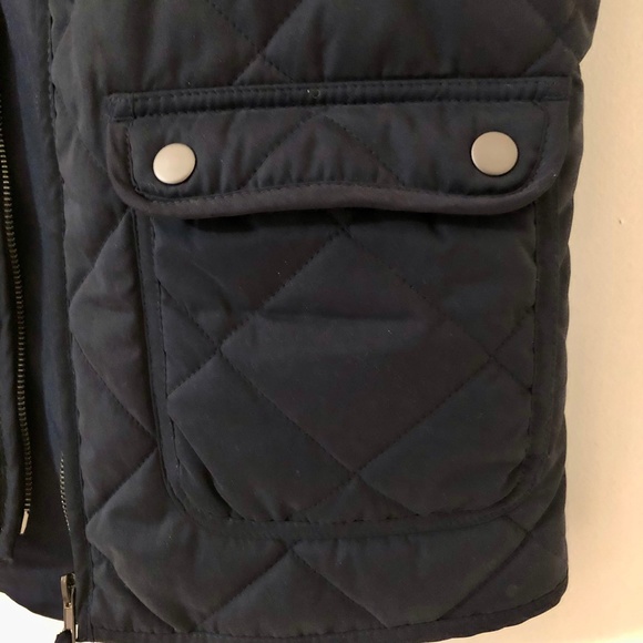 Thread & Supply Navy Quilted Vest NWOT - Picture 2 of 7